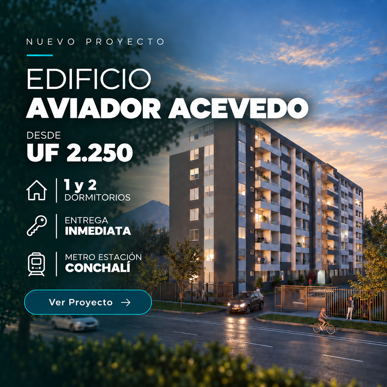 Nuevo proyecto Aviador Acevedo. Ver proyecto.
