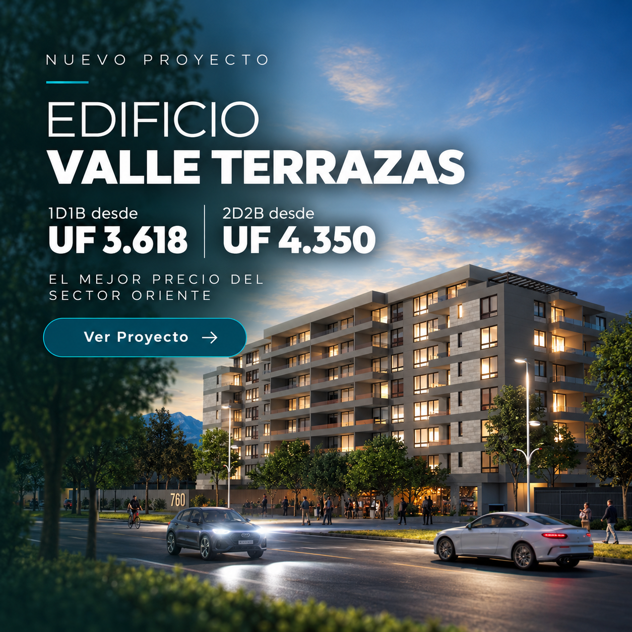 Nuevo proyecto Edificio Valle Terrazas. Ver proyecto.